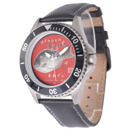 尾長グレ 男女群島（メジナ）あらゆる生命たちへ感謝を捧げます。 腕時計