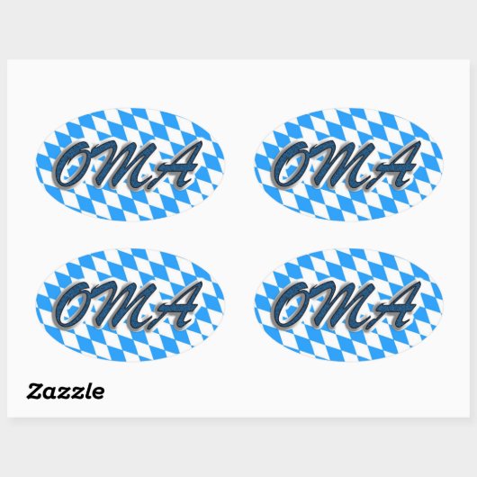 尾間 楕円形シール (シート)