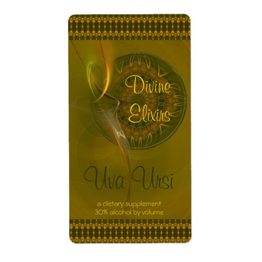 尾骨薬用ラベル ラベル (正面)