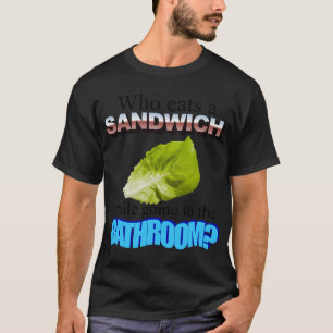 尿器の中のレタスの1枚 Tシャツ