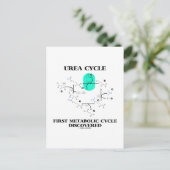 尿素サイクル最初に発見された代謝サイクル ポストカード (スタンド正面)