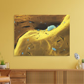 尿素粉末 キャンバスプリント (インサイチュ (リビング))