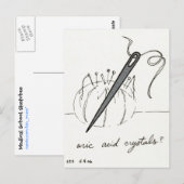 尿酸結晶はがき ポストカード (正面/裏面)