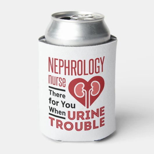 尿障害が起きた時の腎症ナース 缶クーラー (缶正面)