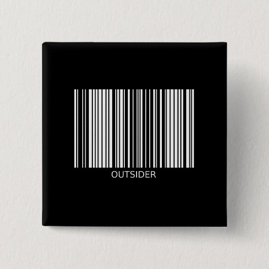 局外者ボタン 缶バッジ (正面)
