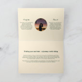 局所パタ葉ーン |折り曲げ | 結婚s 招待状 (内部)