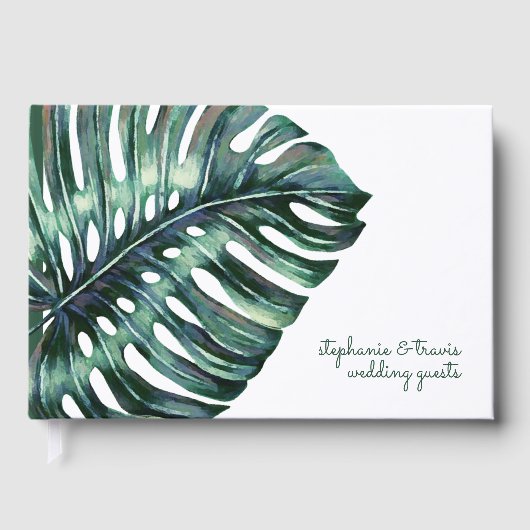 局所モダンモンステラ葉 ゲストブック (正面)