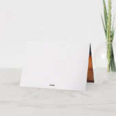 局所用水色プリント |折り曲げ | 結婚s 招待状 (裏面)