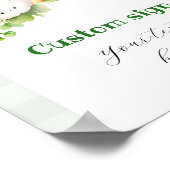 局所的に成長したカスタム文字 ポスター (角)