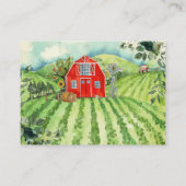 局所的に成長したファーマーズマーケットベビー |おむつラッフル エンクロージャーカード (裏面)