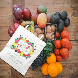 局所的に成長したファーマーズマーケット誕生日 フェイバーバッグ