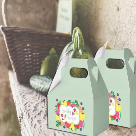 局所的に成長したファーマーズマーケット誕生日 フェイバーボックス