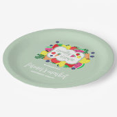 局所的に成長したファーマーズマーケット誕生日 ペーパープレート (アングル)