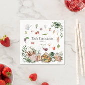 局所的に成長したファーマーズマーケット |赤ちゃんシャワー スタンダードカクテルナプキン (インサイチュ)