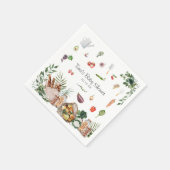 局所的に成長したファーマーズマーケット |赤ちゃんシャワー スタンダードカクテルナプキン (角)