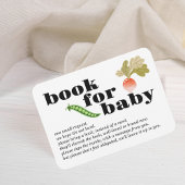 局所的に栽培された |ベビー挿入用ブック |野菜 エンクロージャーカード