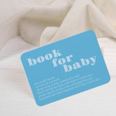 局所的に栽培された |ベビー |色ブロック青 エンクロージャーカード