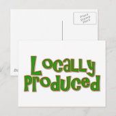 局所的に生産された ポストカード (正面/裏面)