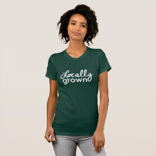 局部的に育てられる Tシャツ