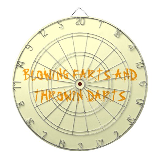 屁および投げ矢 ダーツボード (正面)