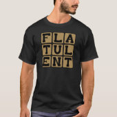 屁がこもった、おならだらけ Tシャツ (正面)