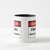 屁をする危険Fartoholic マグカップ (中央)