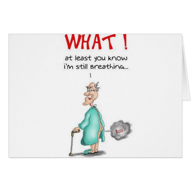 屁をする老人 (正面横)