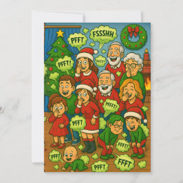 屁家族のクリスマスのカオス シーズンカード