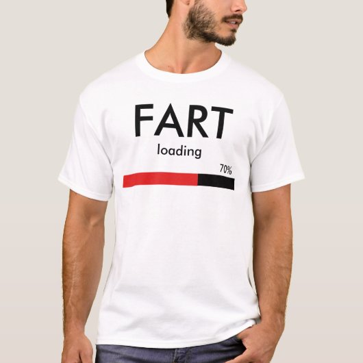 屁放出中 70% Tシャツ (正面)