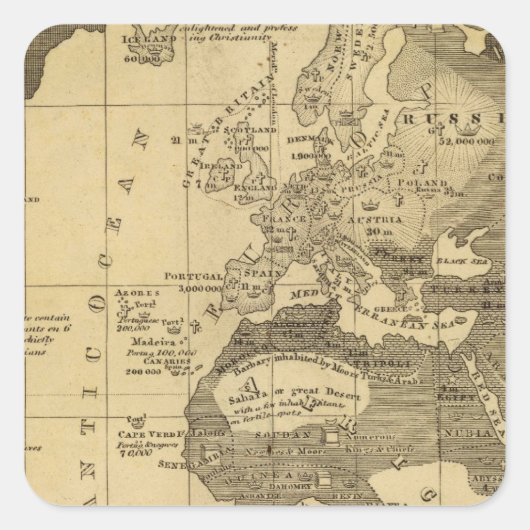 居住された世界 スクエアシール (正面)