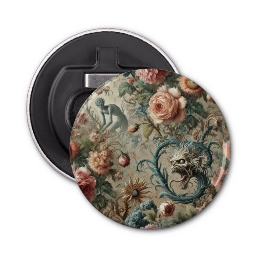 居住可能ドゥーム – ゴシックビクトリアンフローラデザイン 栓抜き (正面)