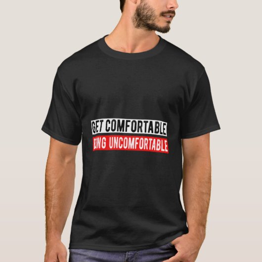 居心地が悪くなるやる気を起こさせるQ Tシャツ (正面)