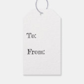 居心地が良くて可愛いフクロウのギフトラベル ギフトタグ (裏面)