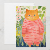 居心地が良くて可愛い猫 シーズンカード (正面/裏面)