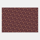 居心地のお洒落良いギフトラッピング紙-デザインセット1 ラッピングペーパーシート (正面2)