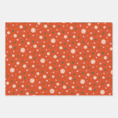 居心地のお洒落良いギフトラッピング紙-デザインセット3 ラッピングペーパーシート (正面)