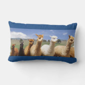 居心地のよいアルパカのLumbarの枕 ランバークッション (裏面)