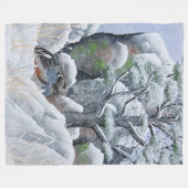 居心地のよいカップルのフリースブランケット フリースブランケット (正面(横))