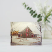 居心地のよい小屋の郵便はがき ポストカード (スタンド正面)