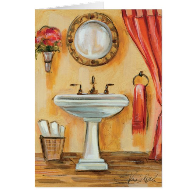 居心地のよくコンテンポラリーな浴室 (正面)