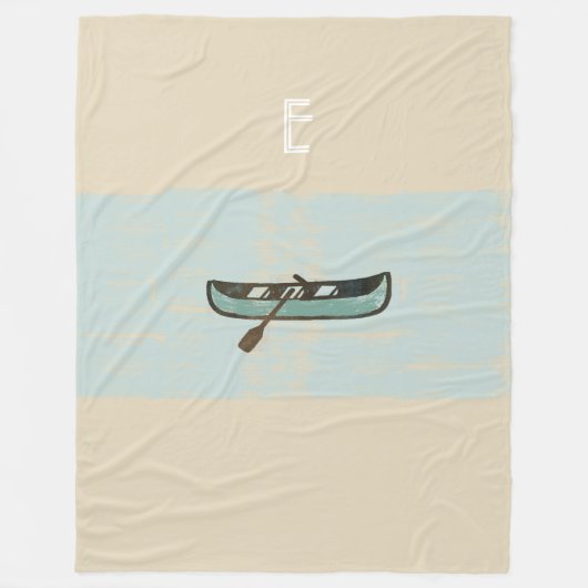 居心地のよく真新しいベージュ漁師の魚釣り毛布 フリースブランケット (正面)