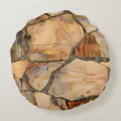 居心地のカスタム良い丸い枕16インチソファ・デコール ラウンドクッション (裏面)