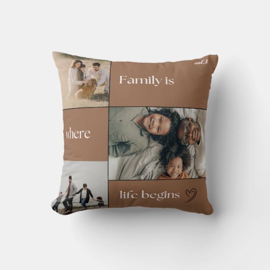 居心地のパーソナライズされた良いホームピローカバー クッション (正面)