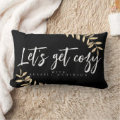 居心地のモダン良い黒材枕 ランバークッション (ブランケット)