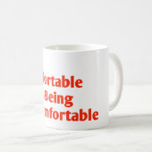 居心地の悪さに慣れる コーヒーマグカップ (正面右)