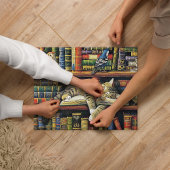 居心地の数々の良い色のリアリスティックな猫シーン ジグソーパズル