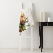 居心地の素朴良い寝台用熊の水色 シェルパブランケット (インサイチュ)