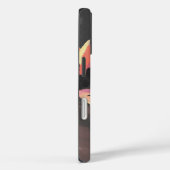 居心地の絵を描良い猫と人のイラストレーションアート Case-Mate iPhoneケース (裏面 / 右)