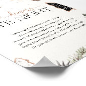 居心地の良いおむつ深夜ベビーシャワーポスター ポスター (角)