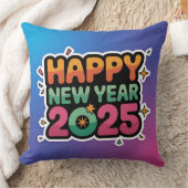 居心地の良いお祝いアヘッド2025年新年装飾用クッション クッション (ブランケット)